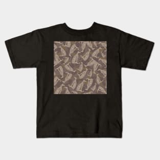 Greyhound Camo - Chocolate & Caramel Kids T-Shirt